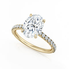 Oval Diamond Engagement Ring