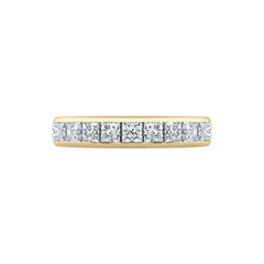 Princess Cut Channel Set Diamond Eternity Ring