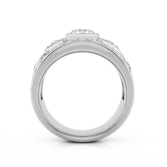 Bezel Set Diamond Dress Ring