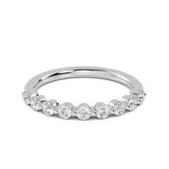 Stackable Round Lab Grown Diamond Band