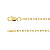 Gold Unisex Bead Chain