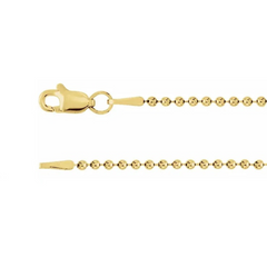 Gold Unisex Bead Chain