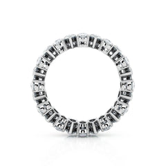 Pear Cut Alternating Diamond Eternity Ring