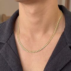 18ct Yellow Gold Curb Link Chain