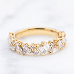 Yellow Gold Lab Grown Diamond Dress Ring