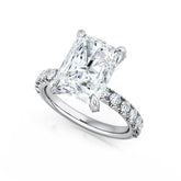 Radiant Cut Diamond Engagement Ring