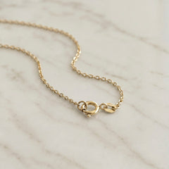 18k Yellow Gold Cable Chain