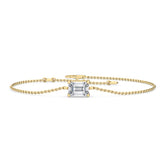 Emerald Cut Lab Grown Diamond Bracelet