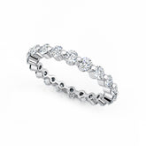 Floating Diamond Eternity Ring
