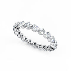 Floating Diamond Eternity Ring