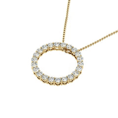 Diamond Circle Pendant
