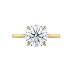 Round Four Claw Diamond Solitaire Engagement Ring