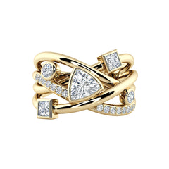Multi Shape Diamond Dress Ring