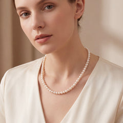 Classic Round Freshwater Pearl Necklace