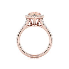 Morganite & Diamond Cocktail Ring