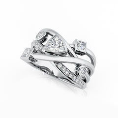 Multi Shape Diamond Dress Ring