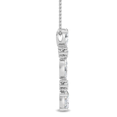 Mixed Shape Lab Grown Diamond Drop Necklace