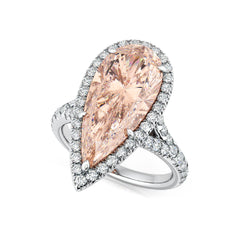 Morganite & Diamond Cocktail Ring