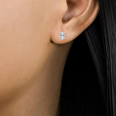 Classic Oval Lab Grown Diamond Stud Earrings