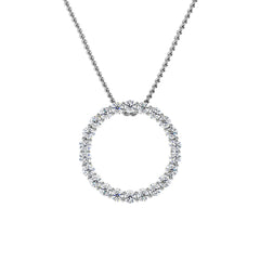 Diamond Circle Pendant