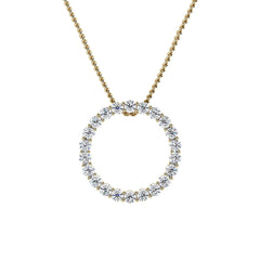 Diamond Circle Pendant