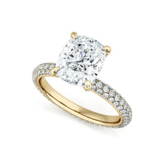 Cushion Cut Diamond Engagement Ring
