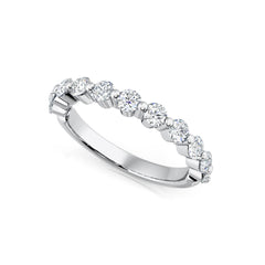 Floating Diamond Wedding Ring