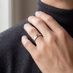 Men's Classic Flat Wedding Ring