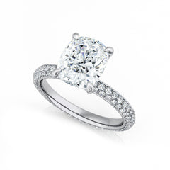 Cushion Cut Diamond Engagement Ring