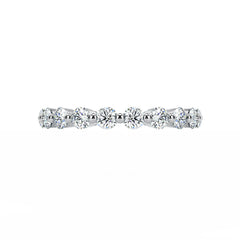 Floating Diamond Eternity Ring