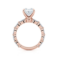 Radiant & Marquise Diamond Engagement Ring