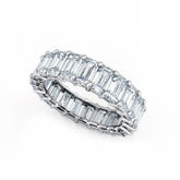 Emerald Cut Diamond Eternity Ring
