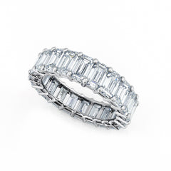 Emerald Cut Diamond Eternity Ring