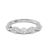 Stackable Marquise Lab Grown Diamond Band
