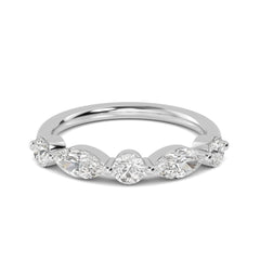 Stackable Marquise Lab Grown Diamond Band