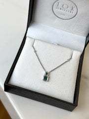 Emerald and Diamond Necklace