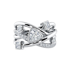 Multi Shape Diamond Dress Ring