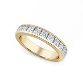 Princess Cut Channel Set Diamond Eternity Ring