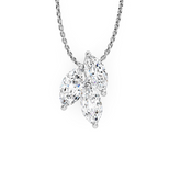 Marquise Lab Grown Diamond Cluster Pendant