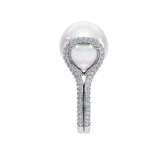 South Sea Pearl and Natural Diamond Dress Ring