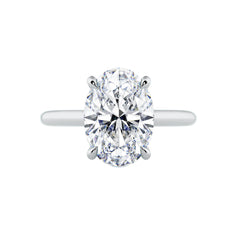 Oval Diamond Solitaire Engagement Ring