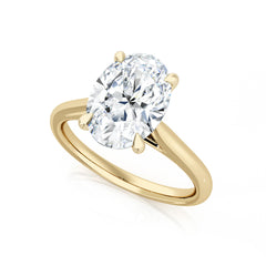 Oval Diamond Solitaire Engagement Ring