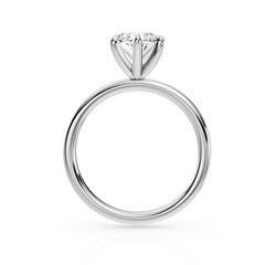 Marquise Shape Lab Grown Diamond Solitaire Engagement Ring