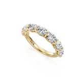 East West Oval Lab Grown Diamond Wedding Band