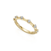 Lab Grown Round Diamond Spaced Wedding Band