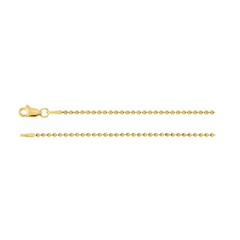 Gold Unisex Bead Chain