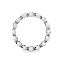 Bezel Set Round Diamond Eternity Ring