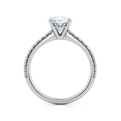 Oval Diamond Engagement Ring