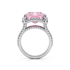 Kunzite & Diamond Cocktail Ring