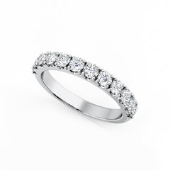 Pave Set Diamond Wedding Ring